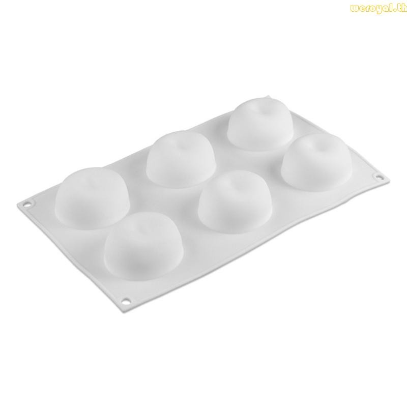 Weroyal 6 Cavities แม่พิมพ์ซิลิโคนทรงกลม F Ondant แม่พิมพ์ DIY ปูนปลาสเตอร์ทํา Mould จี้ Handmade Candy ทํา Gadg