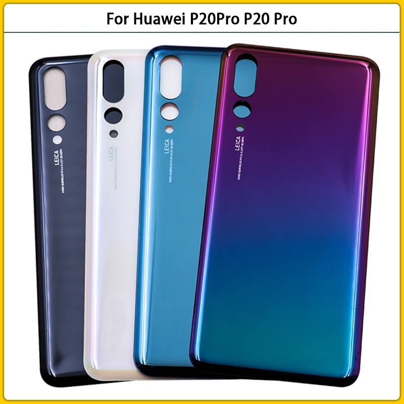 ใหม่สําหรับ Huawei P20 Pro P20Pro ฝาหลังแบตเตอรี่ด้านหลังประตู 3D แผงกระจก P20 Pro แบตเตอรี่กรณีเปลี่ยนเลนส์กล้อง ราคา ถูกที่สุด ดีลบีเคเค แกลเลอรีภาพที่ 2