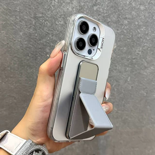 ชุบวงเล็บพับอะคริลิคเคสโทรศัพท์สําหรับ ไอโฟน 17 มือโปร สูงสุด 16 บวก 15 14 13 12 11 มือโปร สูงสุด กันกระแทกป้องกันปลอก