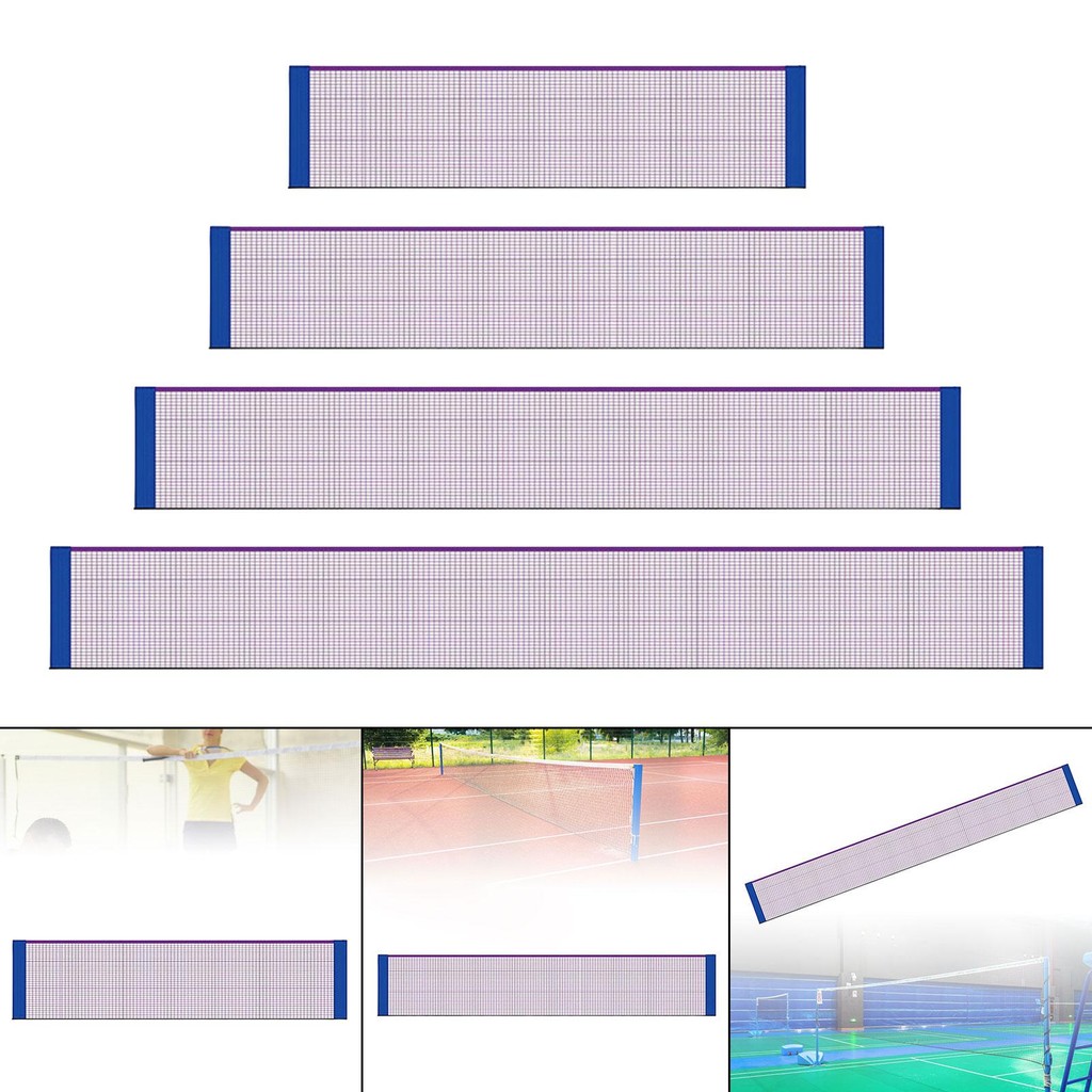 [mibum01eb] ตาข่ายแบดมินตันประกอบง่ายตาข่ายตาข่ายแบดมินตัน Pickleball Net สําหรับ Courtyard