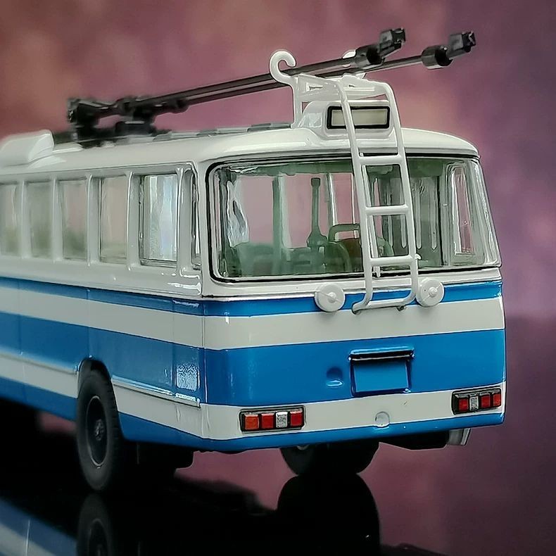 รถ Shadow Pickup 1/64 Shanghai Bus Bus SK561G บานพับ Railless Retro รถรางโลหะผสมรุ่น