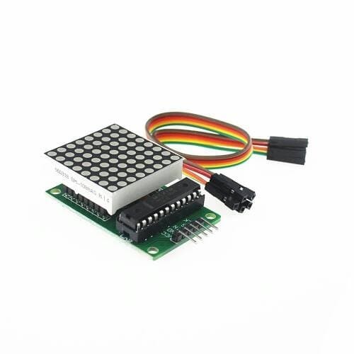 Dot Matrix Module 8x8 Led MAX7219 DIP สําหรับ Arduino + Library
