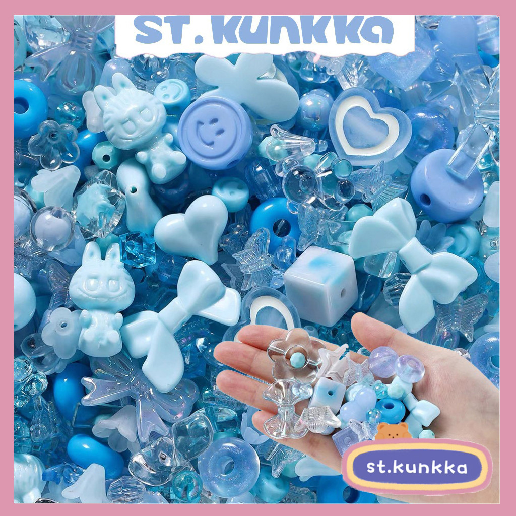 St.kunkka ลูกปัดอะคริลิค คละสี 20 กรัม สําหรับทําเครื่องประดับ DIY