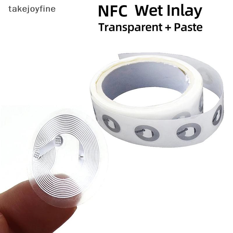 Tfth 10pcs Ntag213 Ntag215 NFC Tag สติกเกอร์ 13.56MHz ISO14443A ป้ายโทรศัพท์ที่มีอยู่ RFID กาวป้าย Vary