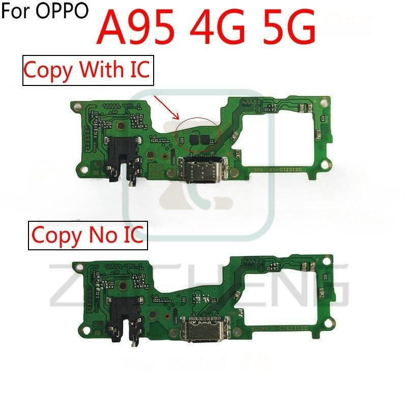 บอร์ดพอร์ตชาร์จ Flex สําหรับ OPPO A95 4G 5G Type C บอร์ดพอร์ต