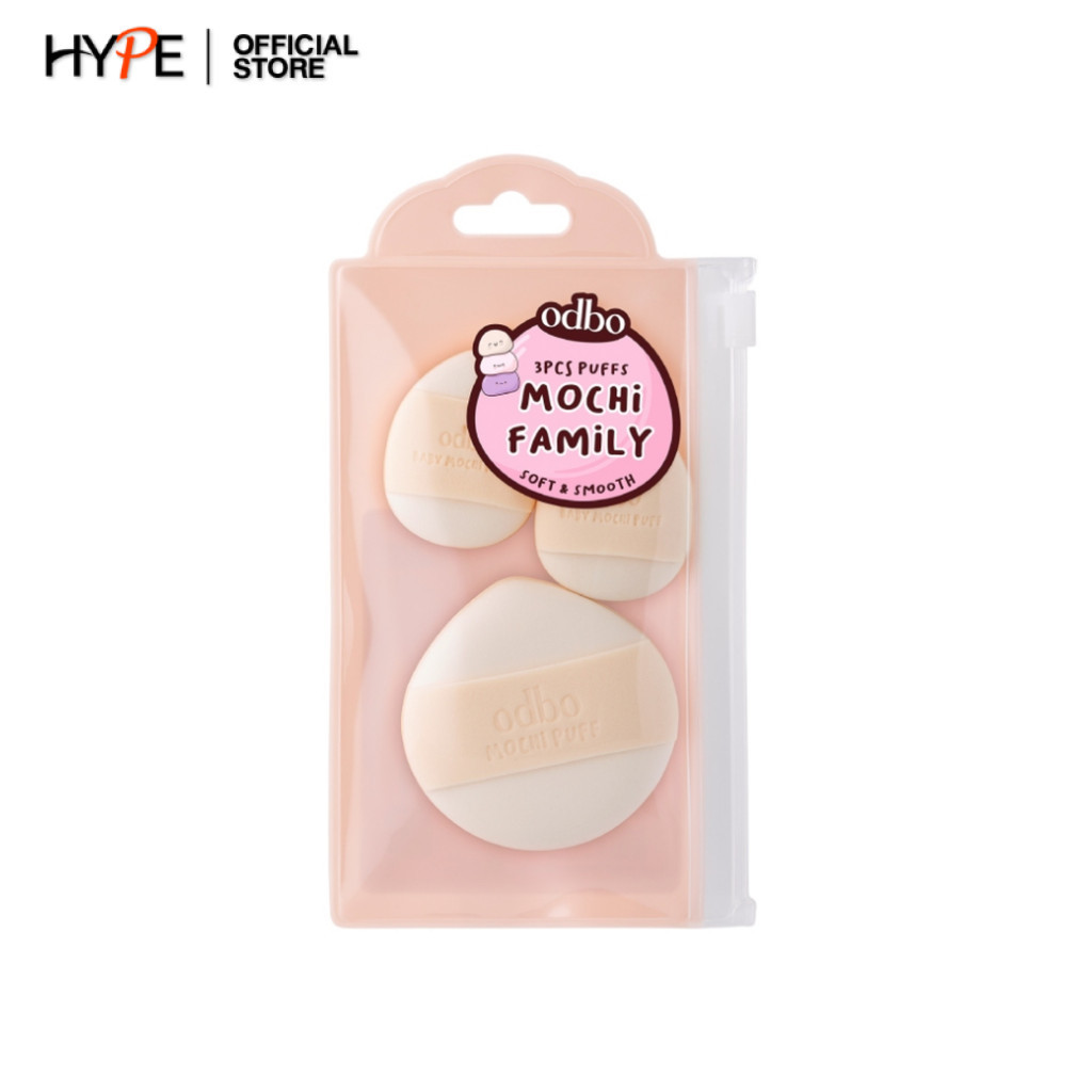 odbo 3PCS Puffs Mochi Fmmily พัฟโมจิ สวมนิ้ว (OD8069)