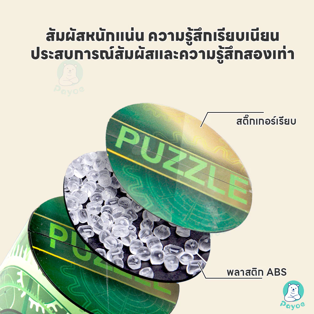 PAYOE รูบิค ของเล่นรูบิค 3D พับได้ เปลี่ยนรูปร่างได้ ของเล่นเด็ก ฝึกคิดเชิง รูบิคแปลกๆ thumbnail 7