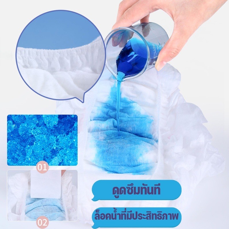 Oldlaiben  ผ้าอนามัยแบบกางเกง ผ้าอนามัย 5 ชิ้น/ซอง หลับสนิทตลอดคืน ระบายอากาศได้ดี คุณแม่หลังคลอดสาว - รูปที่ 6