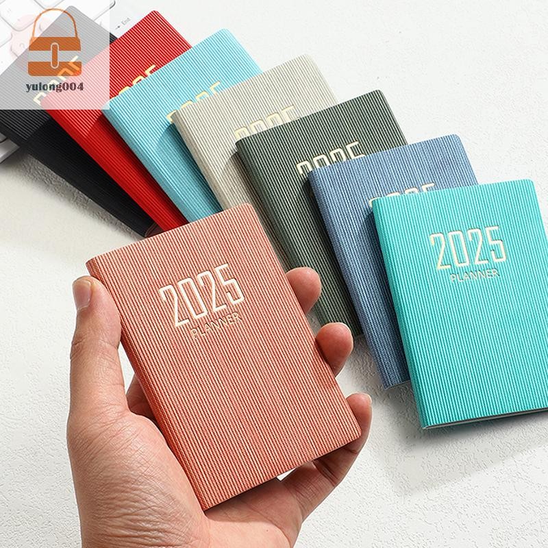 [PE] Minimalist A5 2025 Agenda Book พร้อมปฏิทิน To Do List A5 Notebook สเปน Morandi Color 2025 Planner Notebook School Office TH