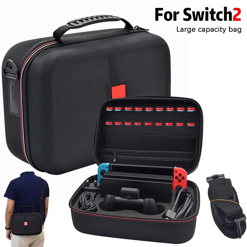 กระเป๋า เก็บความจุขนาดใหญ่สําหรับ For Nintendo Switch 2 ขนาดใหญ่ จุของได้เยอะ แบบพกพา NS2 สําหรับ