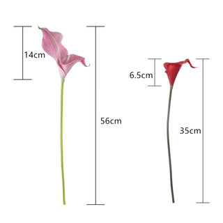 ดอกไม้ Eva ประดิษฐ์ Calla Lily ดอกไม้ปลอมดอกไม้ตกแต่งบ้านช่อสไตล์ Ins