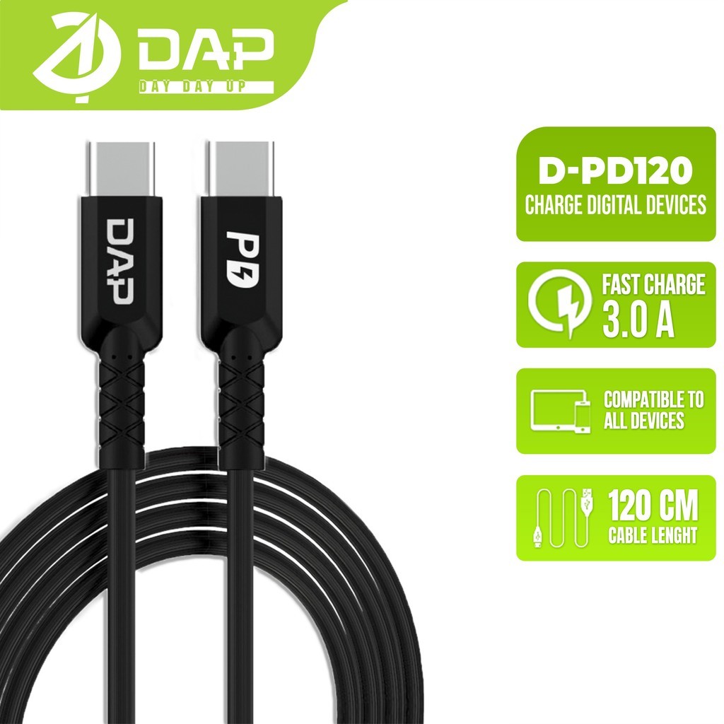 DPA Era Fast CHARGING Data CABLE Type-C ถึง Type-C Power Delivery 30W 3A สายชาร์จโทรศัพท์มือถือ