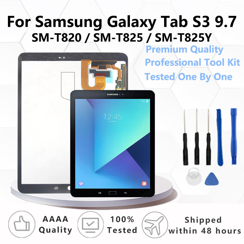 SAMSUNG 9.7 "OEMสําหรับSamsung Galaxy Tab S3 9.7 SM-T820 / SM-T825 / SM-T825YจอแสดงผลLCD Touch Scree