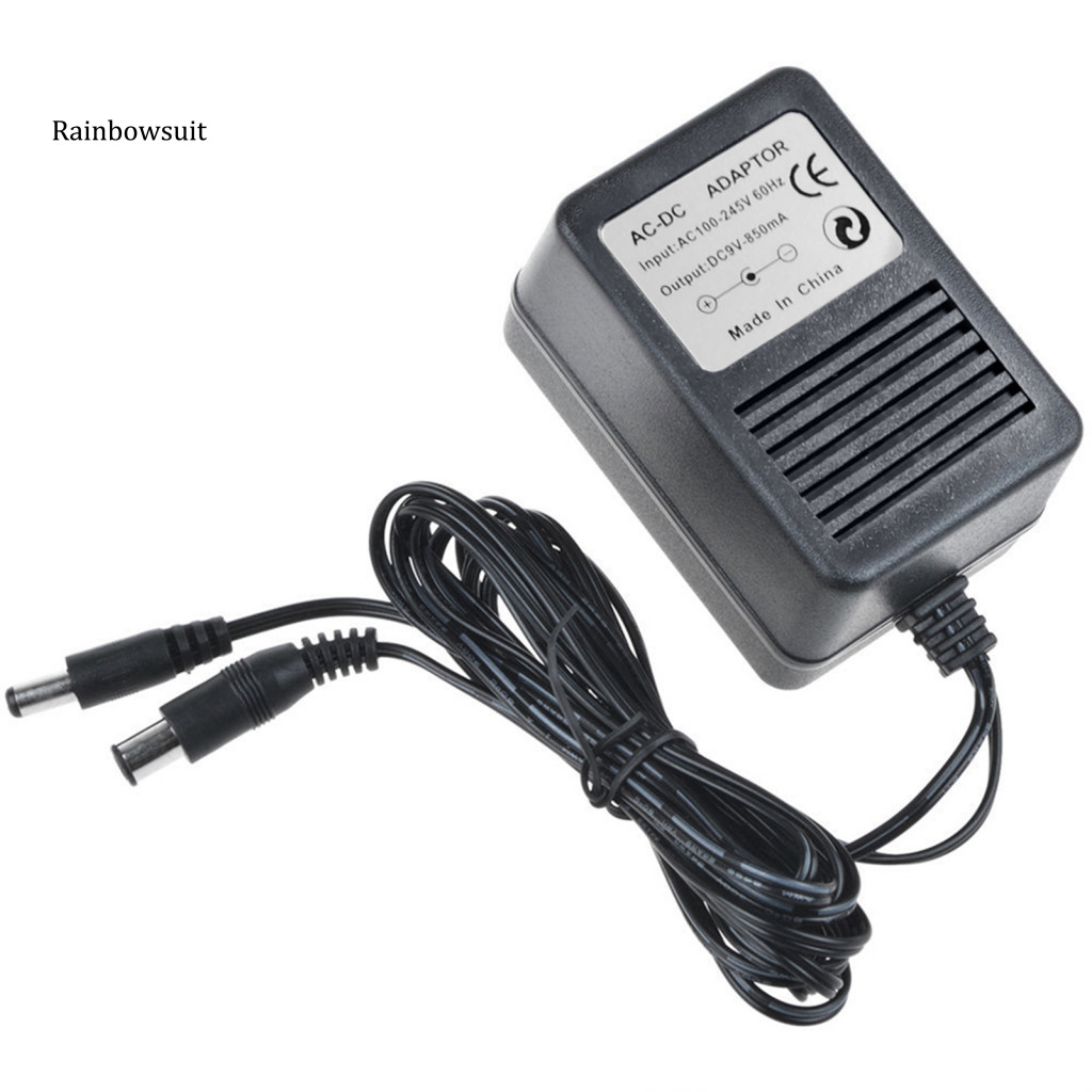 [RB] อะแดปเตอร์จ่ายไฟเครื่องชาร์จ AC 9V สําหรับไดรฟ์ Nintendo SNES Sega Genesis Mega