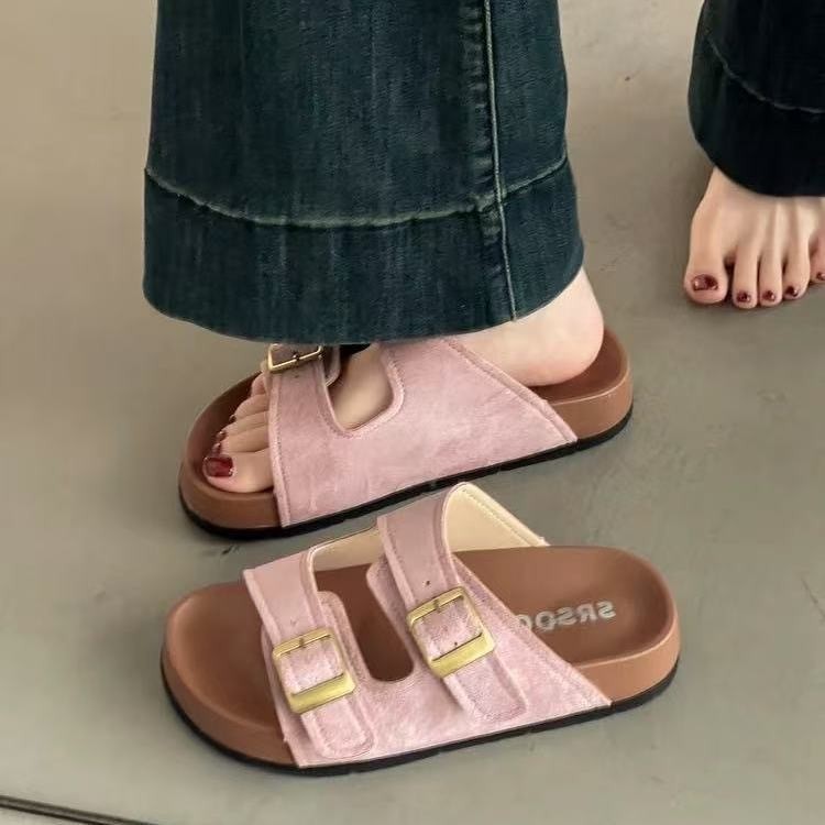 รองเท้าสตรี Birkenstock 2025 สไตล์ใหม่ เหมาะสำหรับการสวมใส่ในฤดูร้อนและการใช้กลางแจ้ง รองเท้าสตรี Birkenstock Seaside BE คุณภาพสูง