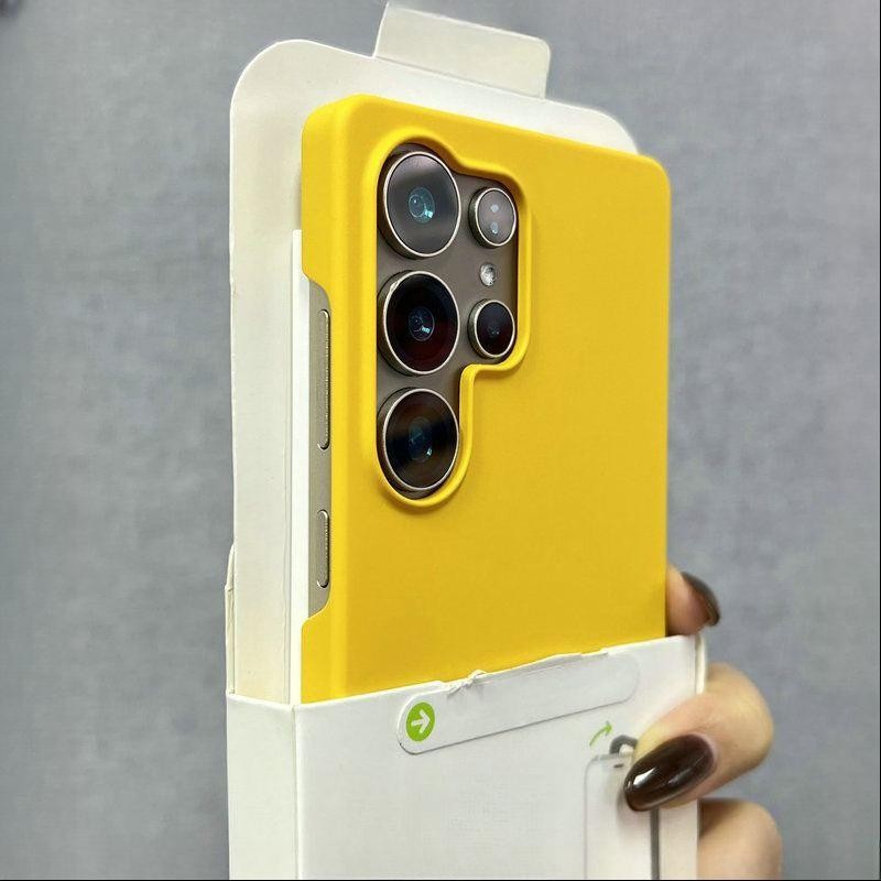 เคสโทรศัพท์แบบด้านบางเฉียบสําหรับ Samsung S22 S23 S24 S25 Ultra ป้องกันลายนิ้วมือ PC ฝาหลังกรณี - รูปที่ 4