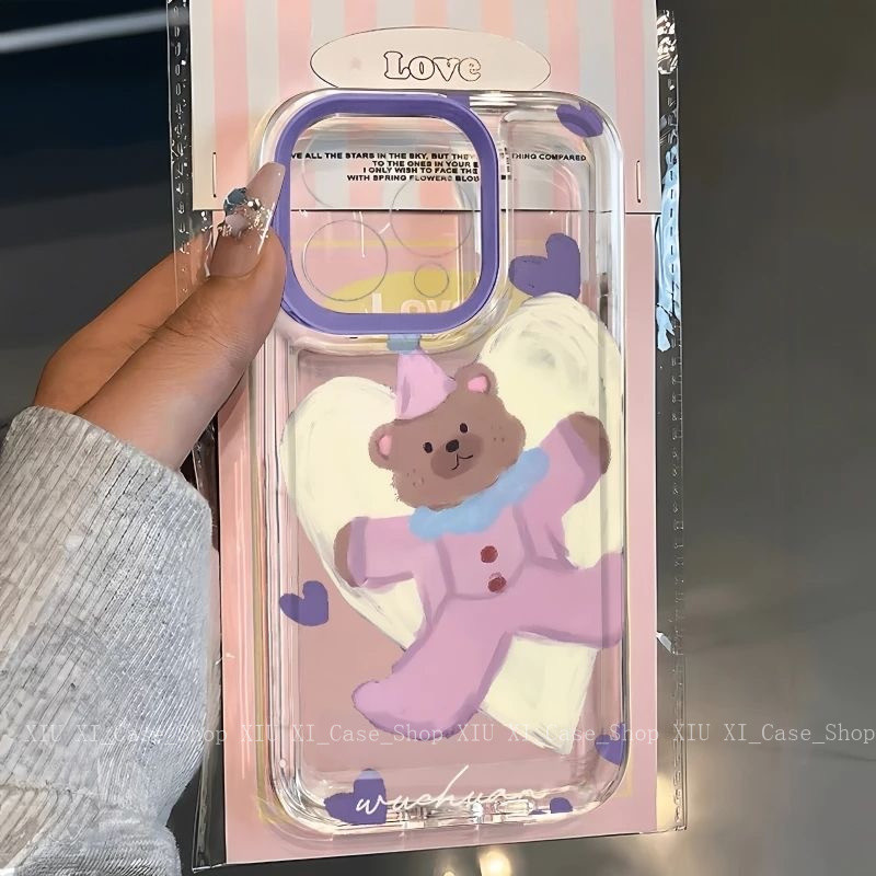 🌻เข้ากันได้กับ ไอโฟน16 ไอโฟน 15 Pro Max iPhone 13 ไอโฟน11 X XS XR 7p8p เคสโทรศัพท์เคสนุ่มน่ารัก เคสไ