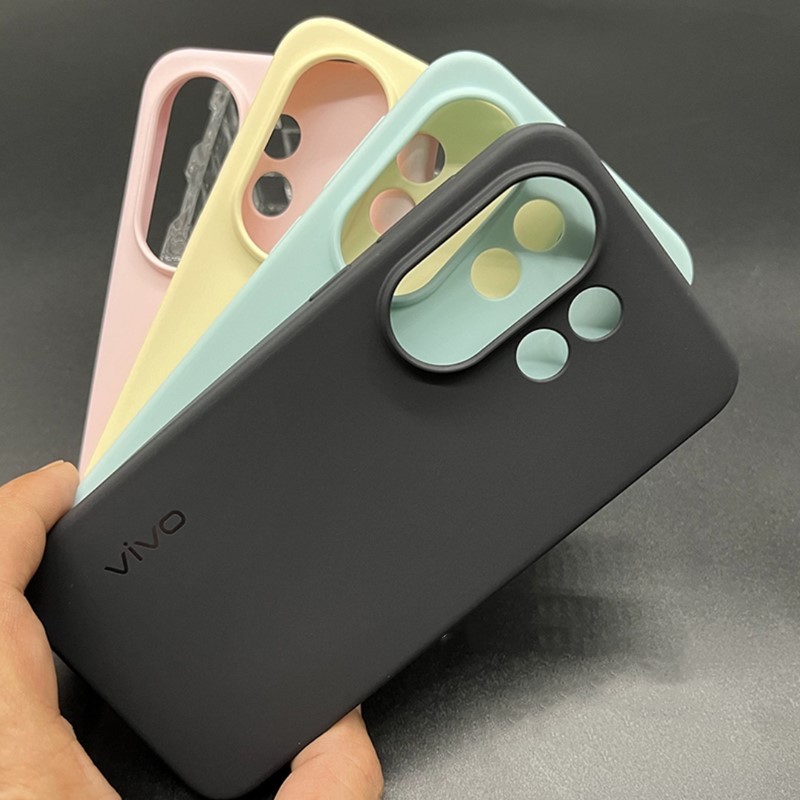 สําหรับ Vivo X200 FE S30/S30 Pro Mini Original เคสโทรศัพท์ Ultra Slim นุ่มกลับกรณีกันกระแทก Matte Luxury ยางผิวป้องกันลายนิ้วมือ