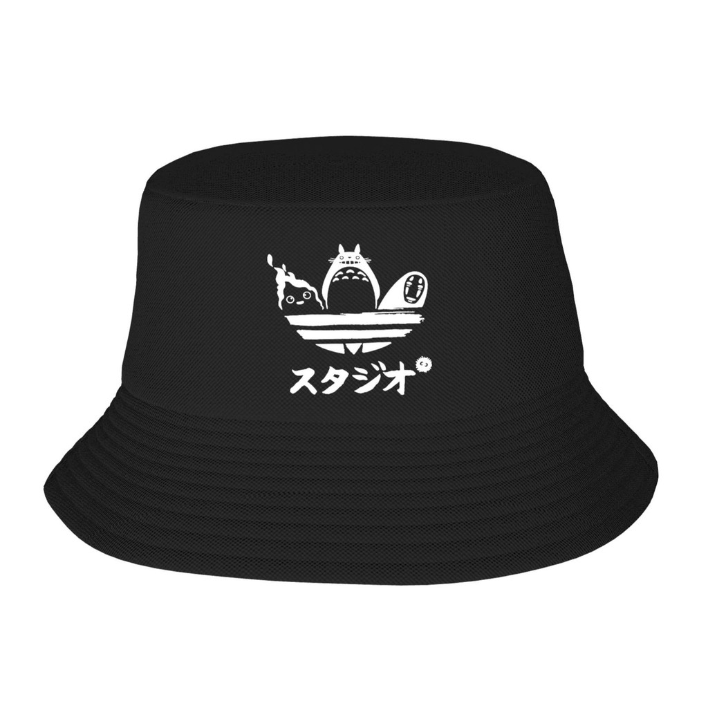 Ghibli Totoro No Face Anime หมวกชาวประมงหมวกถัง