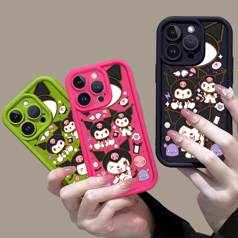เคส Vivo V40 PRO 5G Y03T Y03 Y18 Y27S Y28S Y28 5G Y38 5G V40E V30E V30 PRO Y100 5G Y53 IQOO Z9X Z9 5G Y73Y หรูหราเคสโทรศัพท์Kuromi Macaron