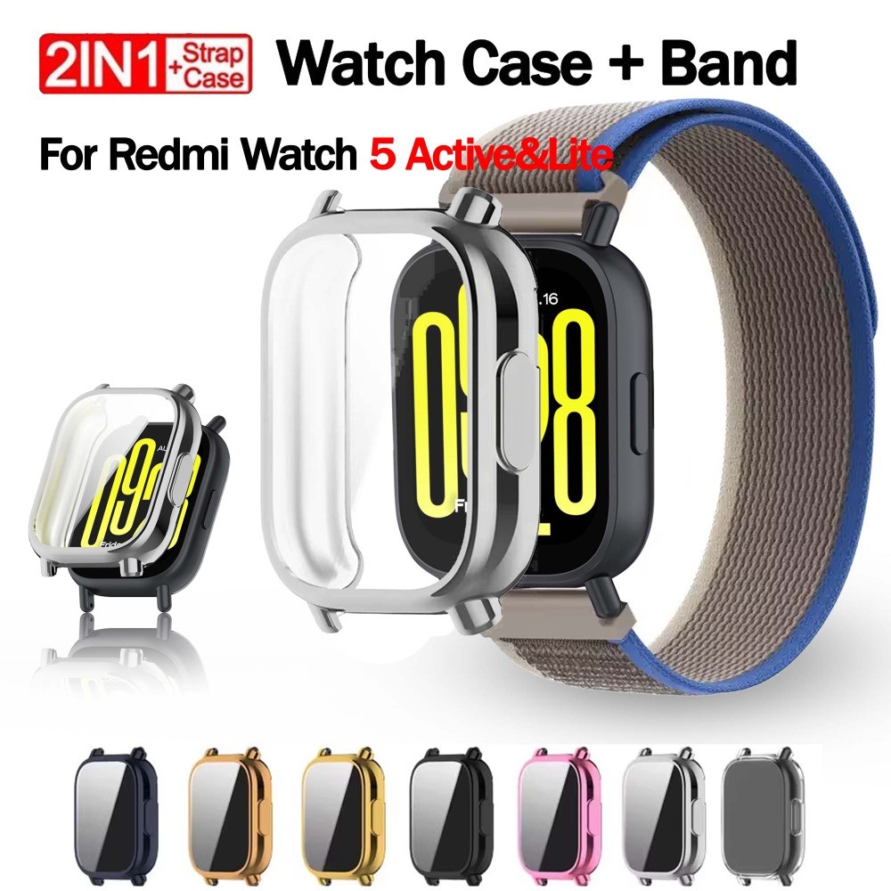 สาย Nylong redmi watch active 5 สาย ,redmi watch lite 5 สาย ,redmi watch lite 5 case,redmi watch lit