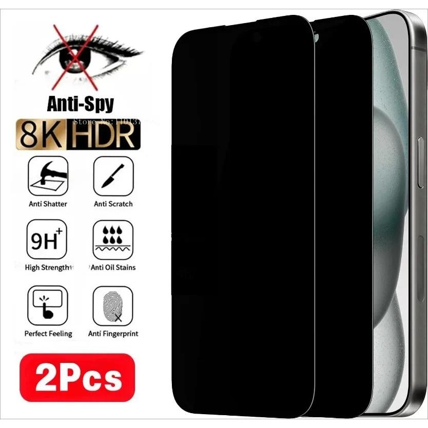 2 ชิ้น Anti-Spy กระจกนิรภัยสําหรับ Honor X8C X5B Plus ป้องกันหน้าจอสําหรับ Honor X8C X5B Plus ฟิล์มป