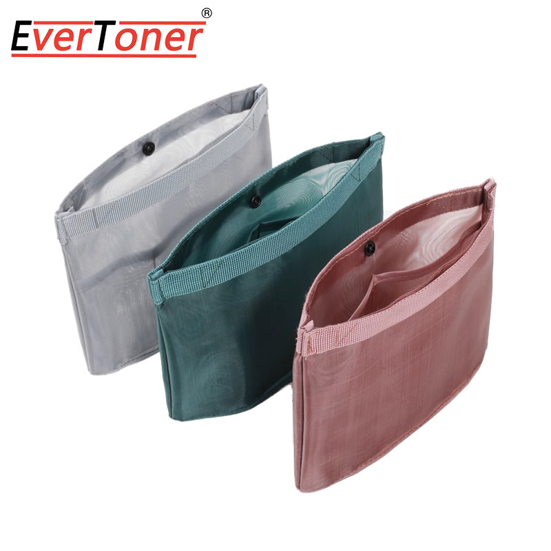 Evertoner Organizer ใส่กระเป๋าผู้หญิงตาข่าย Travel Make Up หญิง Tote กระเป๋าจัดเก็บใส่กระเป๋า
