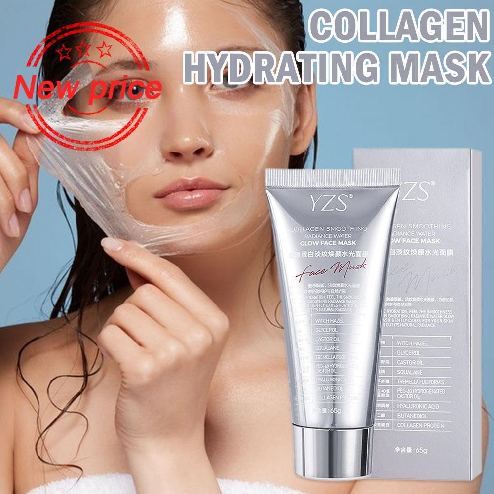 Collagen Peel Off Facial Mask Hydrates Mask Collagen Care Face Skin J4s9