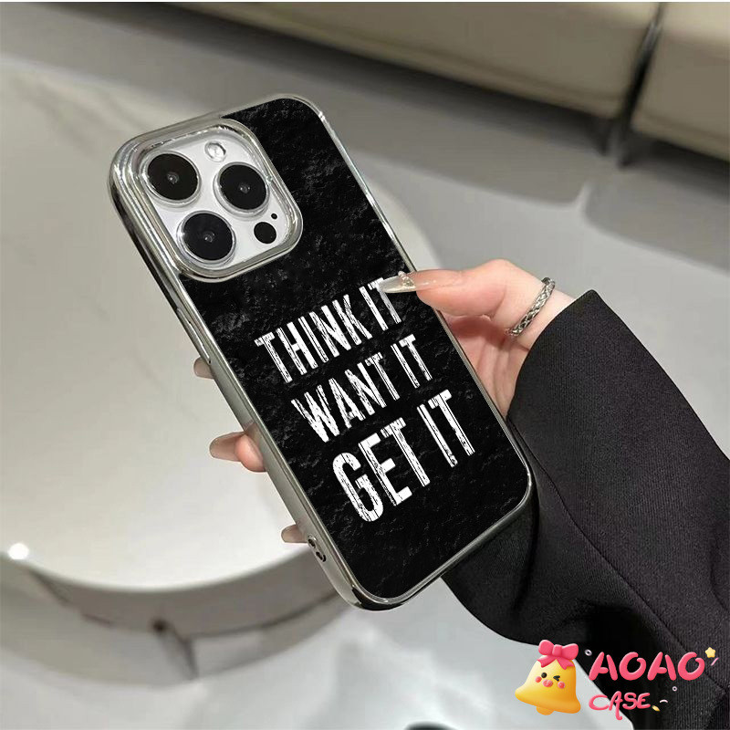 อินเทรนด์แฟชั่นเทรนตัวอักษรภาษาอังกฤษ เคสไอโฟน11 13 16 15 14 12 Pro Max 7Plus XR 8 7 16 14 15 Plus X XS MAX SE 2020 - รูปที่ 6