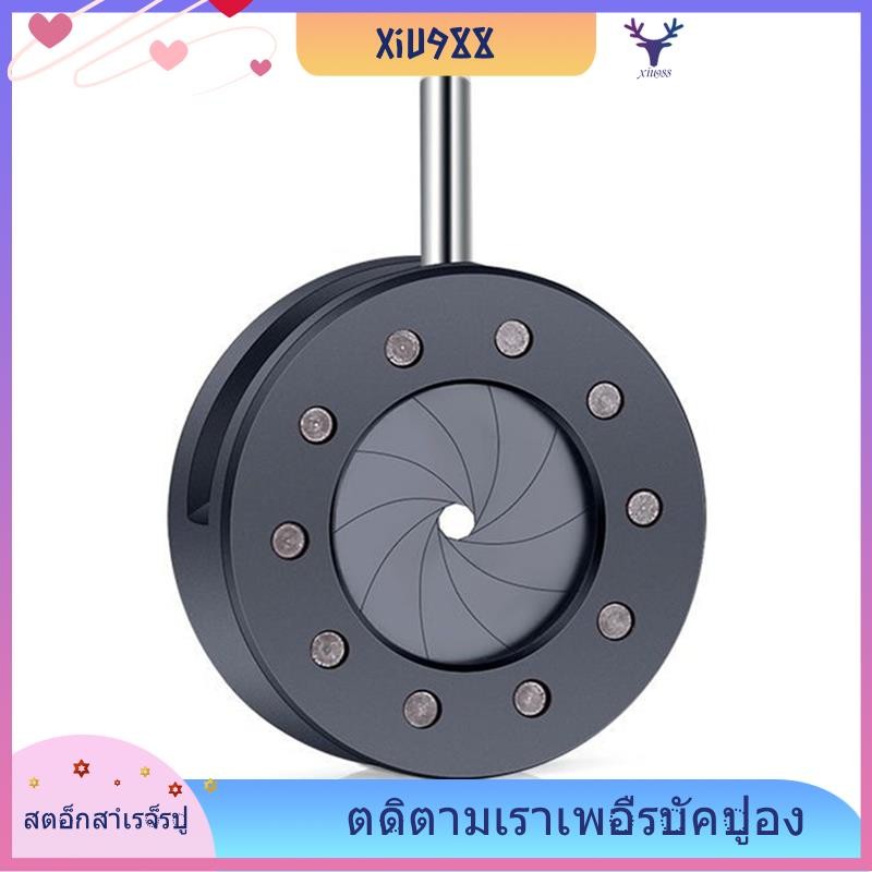 [xiu988.th] 1-11mm รูรับแสงด้วยตนเองปรับ Mechanical Iris ไดอะแฟรม Iris สําหรับกล้องจุลทรรศน์กล้องดิจ