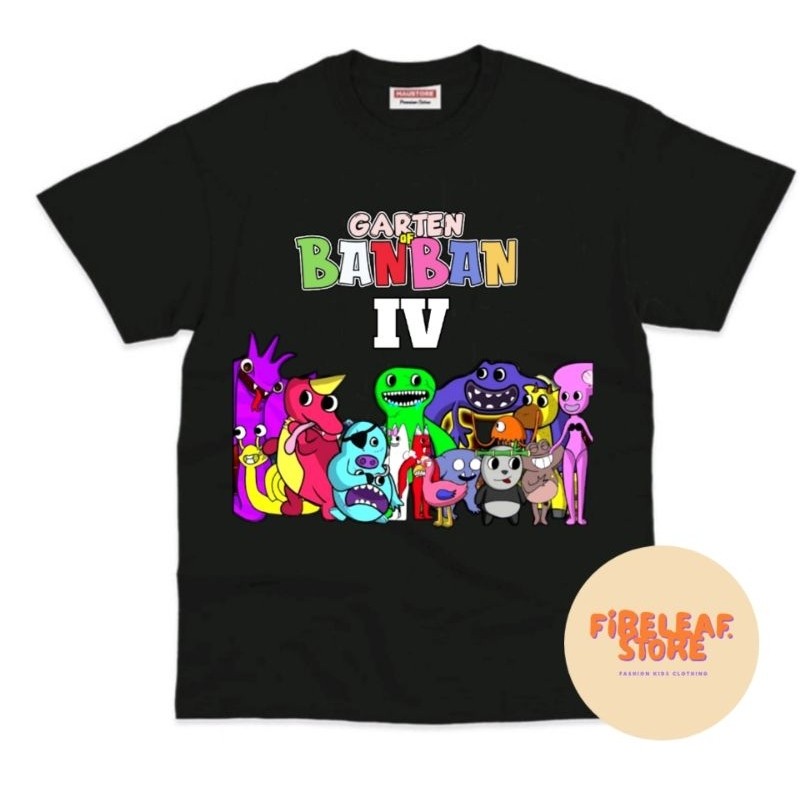 🙌🙌 ใหม่ล่าสุด GARTEN OF BANBAN IV CHILDREN& 39;S เสื้อยืด TOPS PREMIUM MATERIAL 100-150