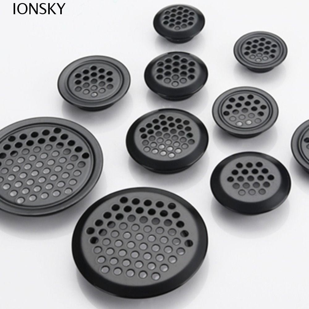 Ionsky ตู้เสื้อผ้าตาข่ายรูรอบ 10 ชิ้น/ล็อตช่องระบายอากาศรูระบายอากาศบานเกล็ดตู้ Core Vents Shoebox ตาข่ายรูตู้ฝาครอบระบายอากาศ