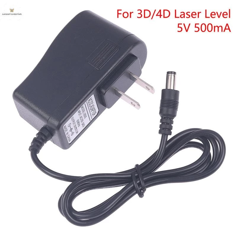 Cod เครื่องชาร์จอเนกประสงค์สําหรับระดับเลเซอร์ 3D/4D EU Plug อะแดปเตอร์ไฟ AC อุปกรณ์เสริมระดับเลเซอร์ใหม่
