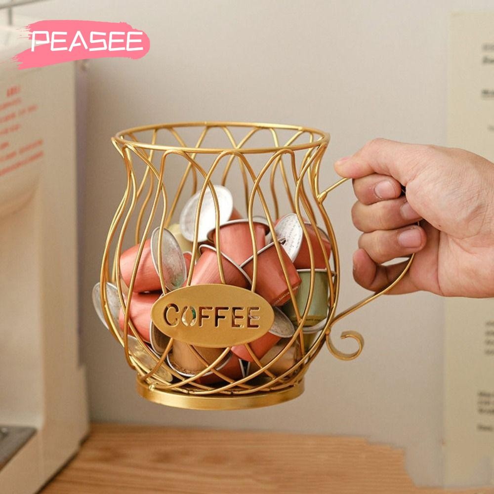 ที่ใส่กาแฟทรงไม่สม่ําเสมอ ความจุใหญ่ ตกแต่งบ้าน พร้อมที่เก็บแคปซูล