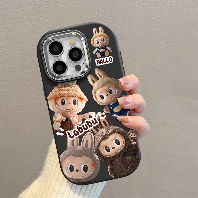 ตุ๊กตาการ์ตูน Labubu สําหรับ OPPO A37 A3X A3 A40 A60 A54 A57 A57E A57S A77 A59 A7 A5S A12 A12S A78 A