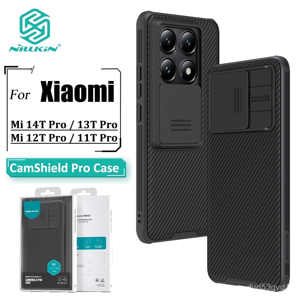 Nillkin Luxury CamShield Case Xiaomi 14T Pro 13T Pro 12T Pro 11T Pro 12S 11 Lite 12X Case Camera Sli