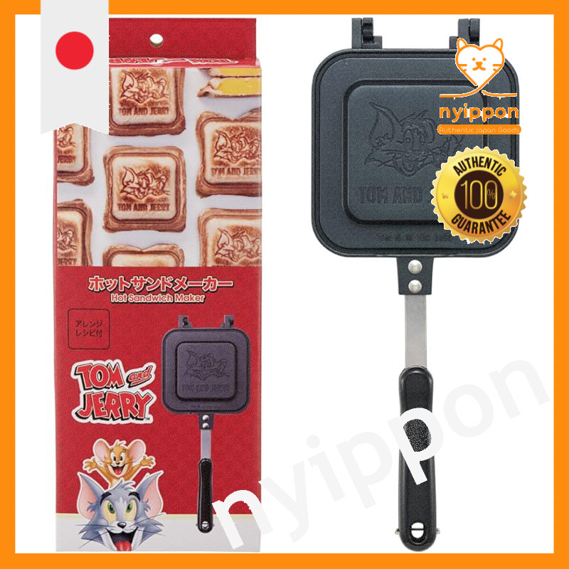 Skater Cute Hot Sandwich Maker - Direct Fire Aluminum - Easy to Clean - Studio Ghibli / Tom & Jerry 