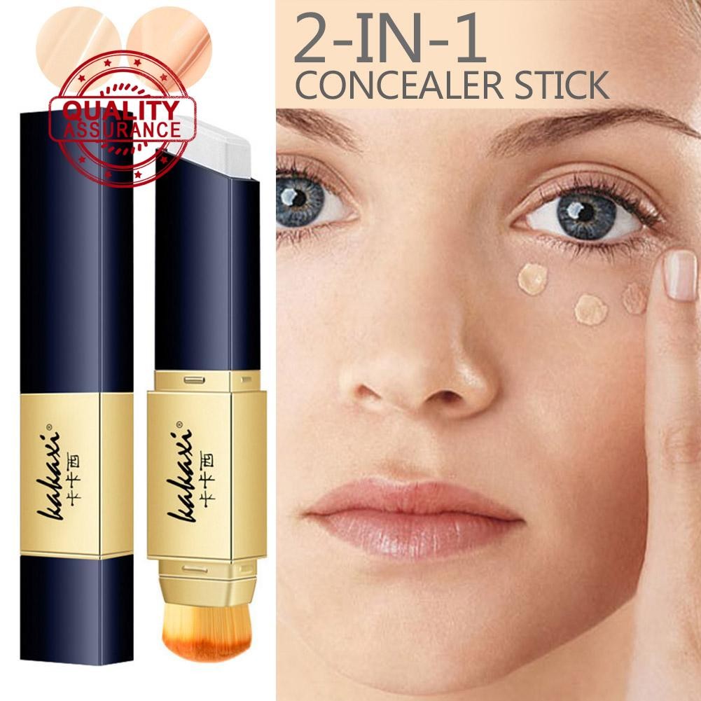 ใหม่ 2-in-1 คอนซีลเลอร์สติ๊กเปลี่ยนสี Double-headed Acne Contour คอนซีลเลอร์ Delicate Silky R0k6