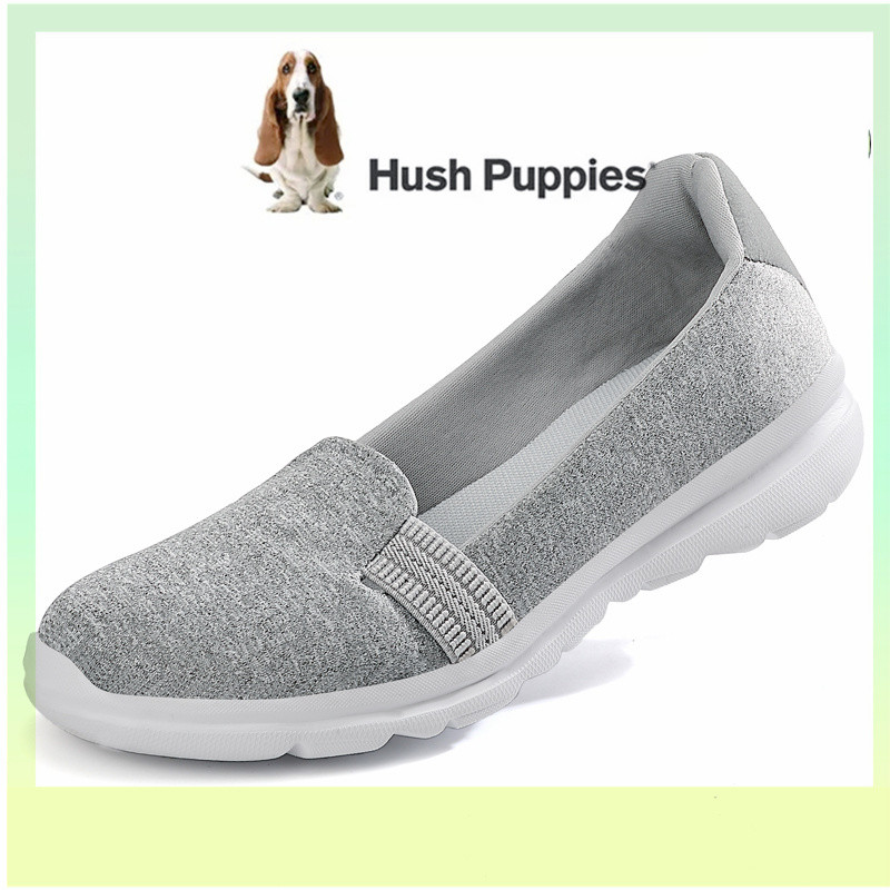 HUSH PUPPIES Hush Puppys รองเท้าผู้หญิงรองเท้าแบนผู้หญิงเกาหลี Hush Puppy รองเท้าผู้หญิงกีฬารองเท้าผ