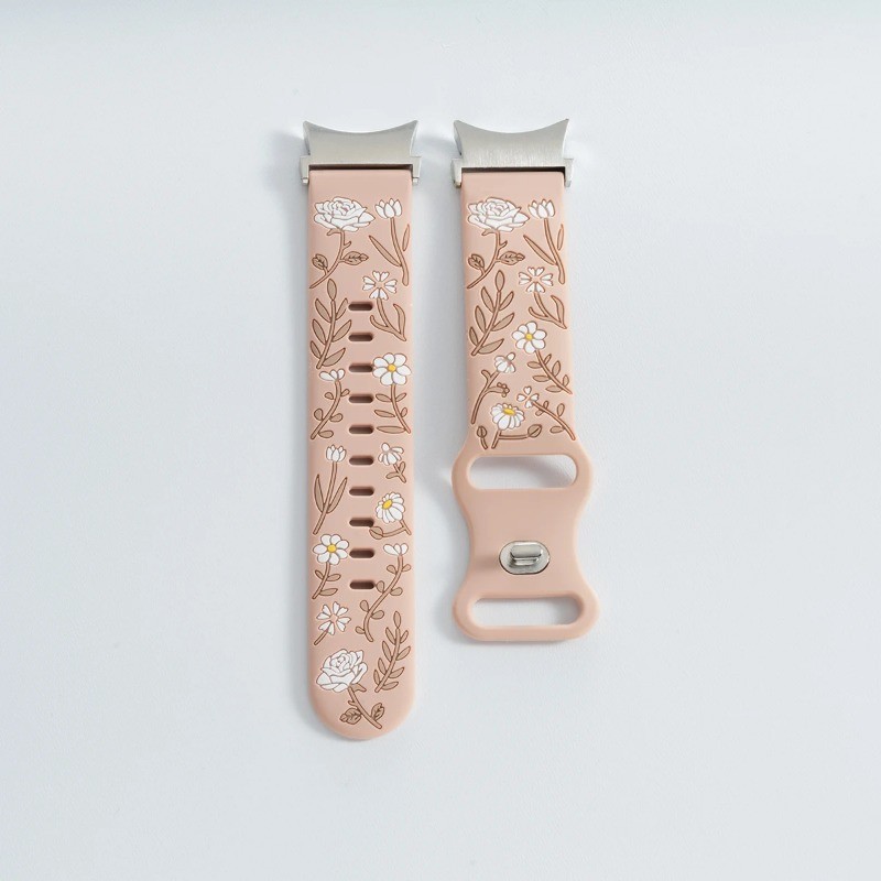 สายซิลิโคนทูโทน (ไม่มีนาฬิกา) สําหรับ Samsung Galaxy Watch 7/6/5/4 40 มม.44 มม.6 คลาสสิก 47 มม.43 มม.สร้อยข้อมือสําหรับนาฬิกา 5 Pro 45 มม. - รูปที่ 6