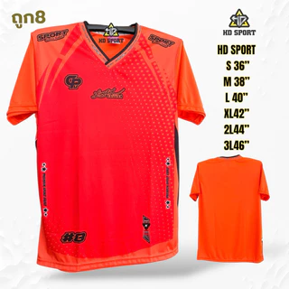 เสื้อกีฬาตัวใหม่ ถูก8 เสื้อสวยพิมลาย ผ้าไมโครเกรดพรีเมียม ใส่ได้ชายหญิง สินค้าพร้อมส่ง