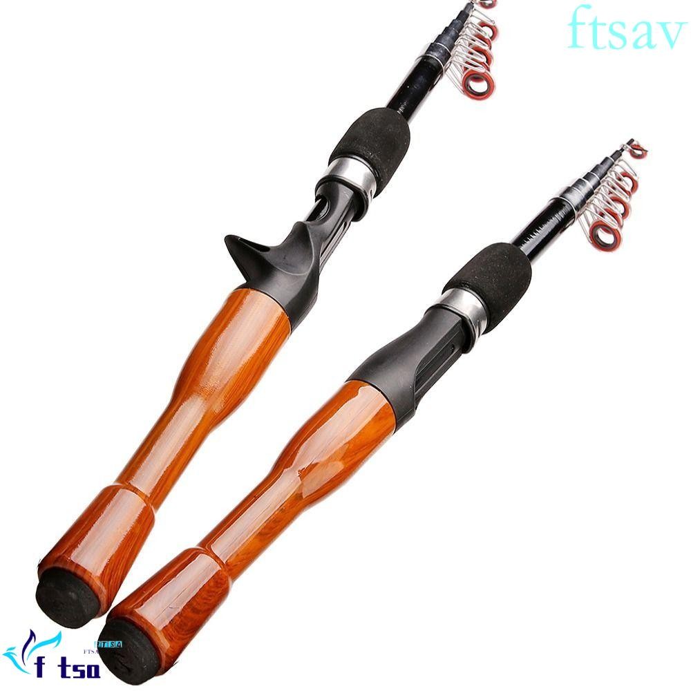 SWIFTSAVER Telescopic Fishing Rod สำหรับเด็ก ขนาด 1.3M, 1.6M, 1.8M สปินนิ่ง/แคสติ้ง พกพาได้ง่าย วัสดุคาร์บอน