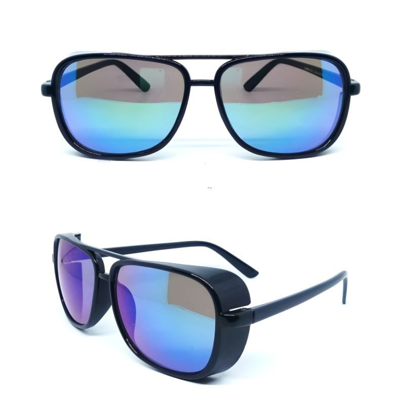 Anti-dust Anti-glare Anti-nake Glasses รุ่น Safty Retro Aviator Glasses