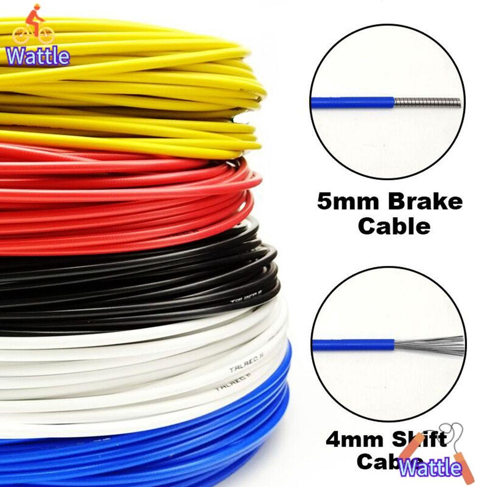 WATTLE Shift Cable Wire 4mm/5mm คุณภาพสูงสำหรับ MTB และ Road Bike Shifter