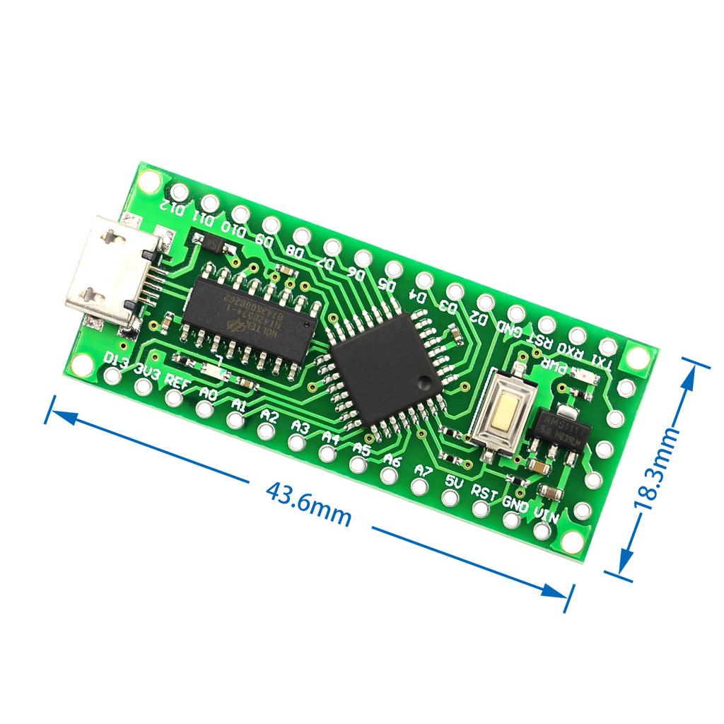 LGT8F328P LQFP32 Mini EVB เปลี่ยนชิป arduino NANO V3.0 HT42B534