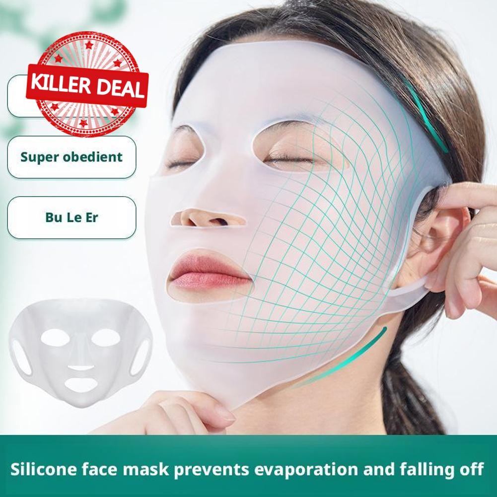 3d ซิลิโคนพอกหน้า Fixing Cover ลื่นส่งเสริม Aid Mask Absorption ล็อคเครื่องมือ O9o3