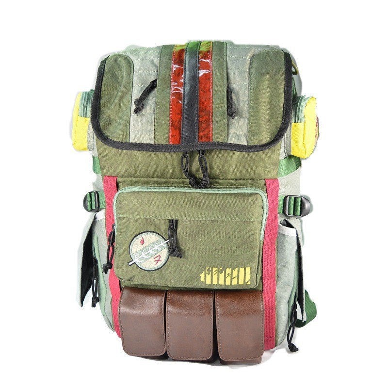 Star wars Rebel Army Logo กระเป๋าเป้สะพายหลัง Boba Fitman Armor ผู้ชายผู้หญิงกระเป๋านักเรียนกระเป๋าเป้สะพายหลัง