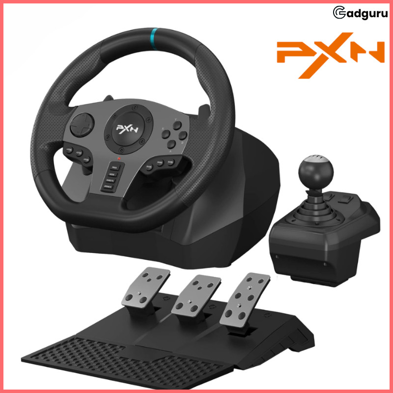 Pxn V9 Gen 2 Simulator Racing Wheel Pedal Shifter Set สําหรับพีซี, Xbox, PlayStation & Switch