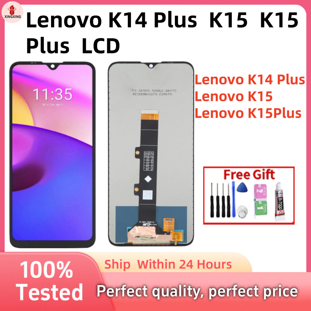 สําหรับ Lenovo K14 Plus K15 K15Plus จอแสดงผล LCD Touch Screen Replacement Digitizer Assembly Replace