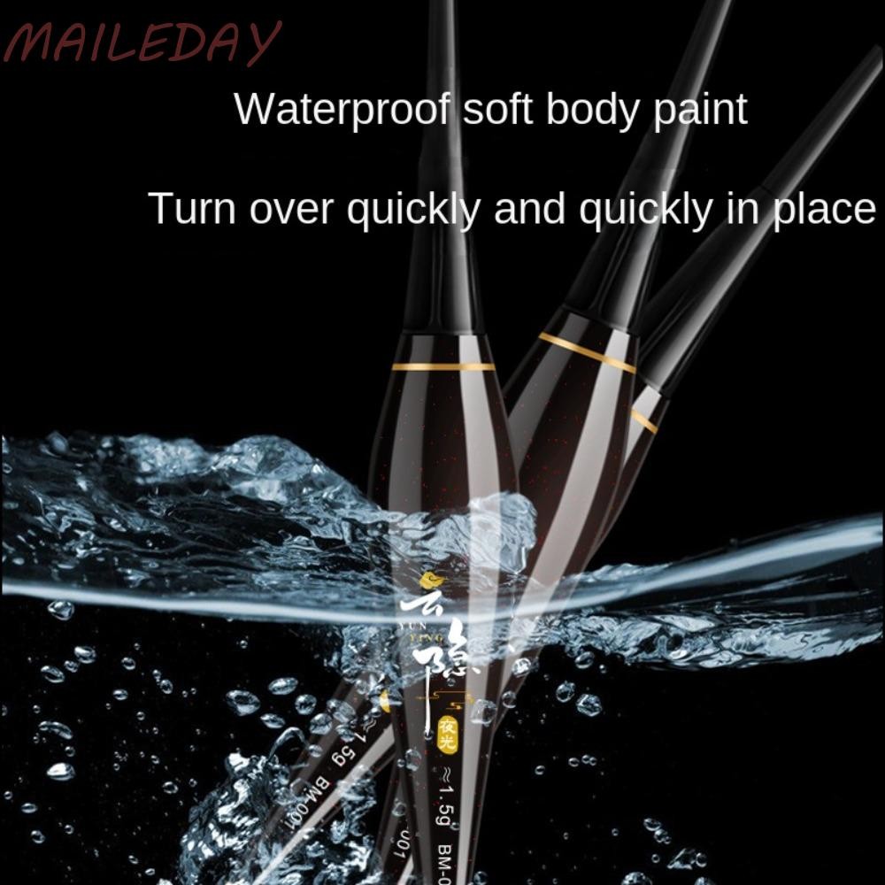 Maile อิเล็กทรอนิกส์ตกปลาลอย, 6 Light Slip Drift Tube Light Float, คุณภาพสูงทุ่น Strike Indicator Bobbers หางยาว